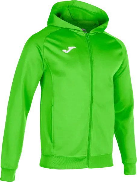 Joma Menfis Full Zip Hoody - Fluor Green