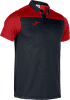 Joma Hobby II Polo Shirt - Black / Red