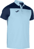 Joma Hobby II Polo Shirt - Sky / Dark Navy