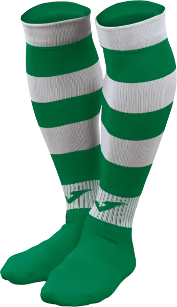 Joma Zebra II Socks - Green / White