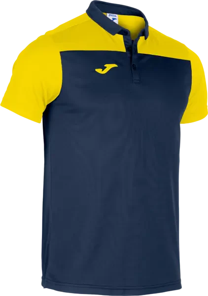 Joma Hobby II Polo Shirt - Dark Navy / Yellow