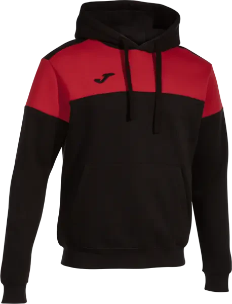 Joma Crew V Hoodie - Black / Red