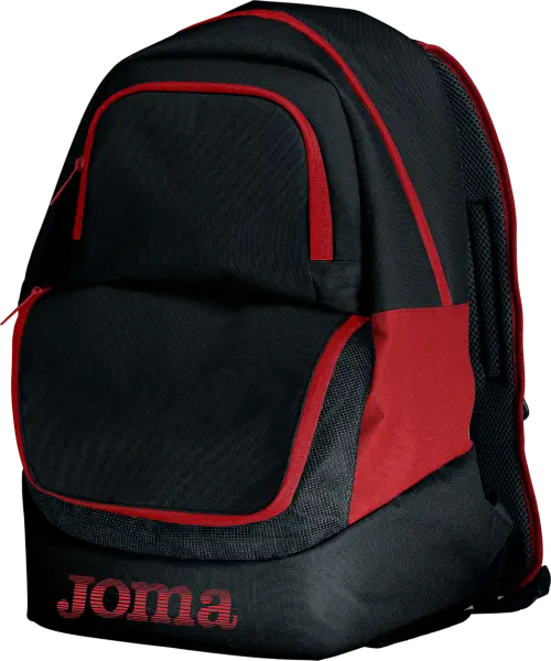 Joma Diamond II Backpack - Black / Red