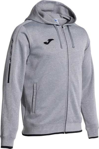 Joma Olimpiada Zip Hoodie - Grey