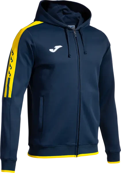 Joma Olimpiada Zip Hoodie - Navy / Yellow