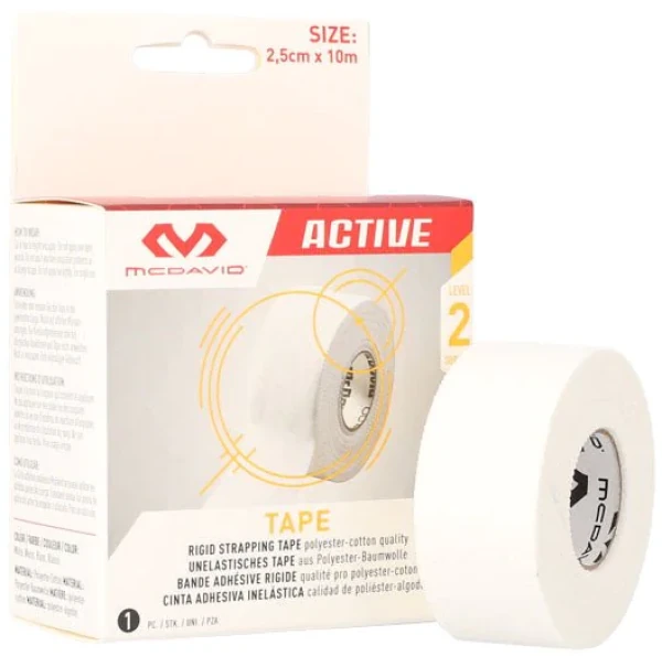 McDavid Zinc Oxide Euro Tape - 25mm x 10m