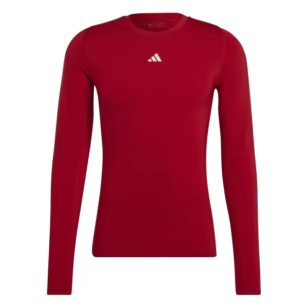 Adidas Techfit Long Sleeve T-Shirt - Team Power Red