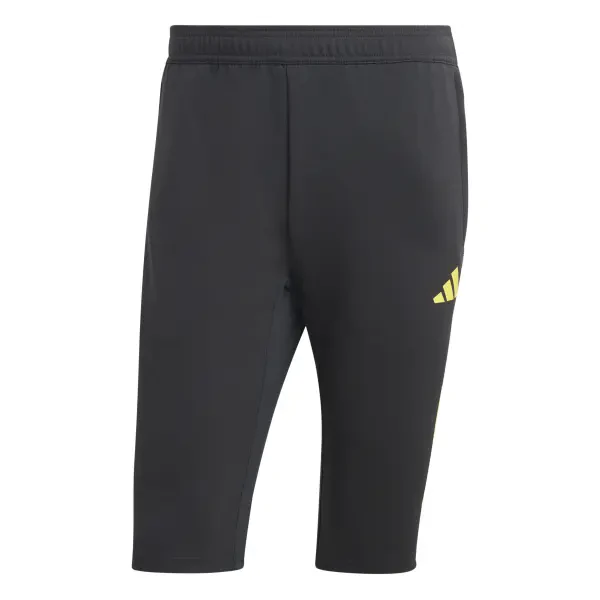 Adidas Tiro 23 Competition Training Half Pants - Black / Impact Yellow