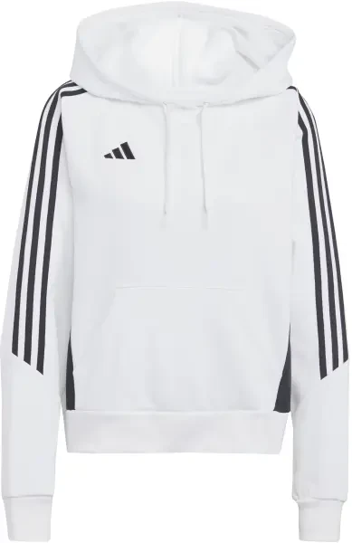 Adidas Tiro 24 Women's Sweat Hoodie - White / Black