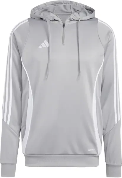 Adidas Tiro 24 Training Hoodie - Team Mid Grey / White