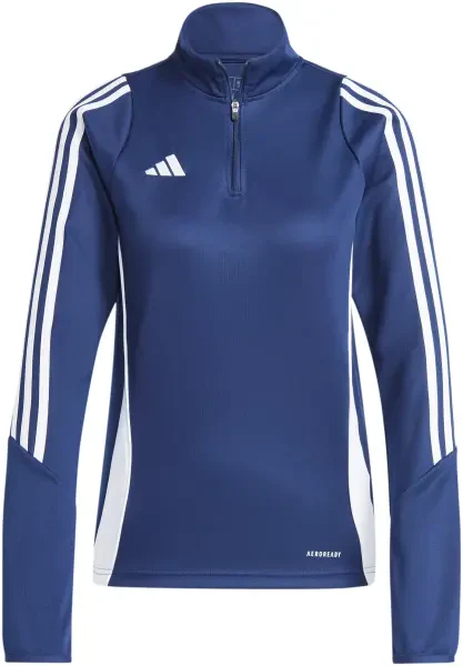 Adidas Tiro 24 Women's 1/4 Zip Training Top - Team Navy Blue / White