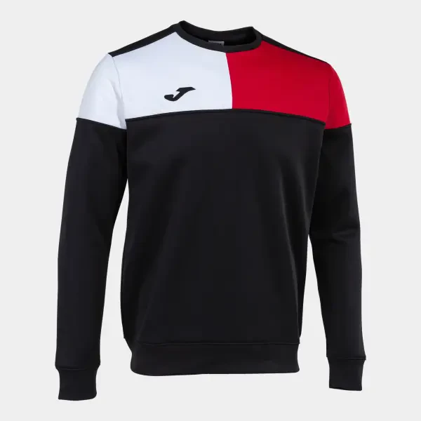 Joma Crew V Sweatshirt - Black / Red / White