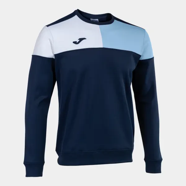 Joma Crew V Sweatshirt - Navy / Sky Blue / White