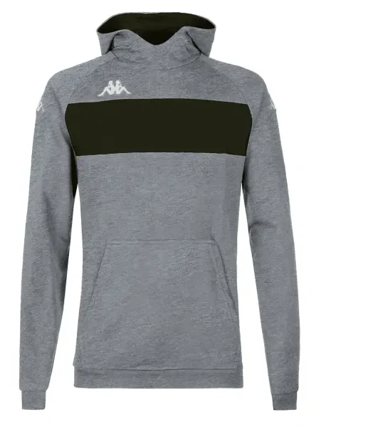 Kappa Daccio Sweatshirt - Grey Mel / Black