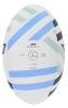 Mitre Grid Rugby D4P Ball - White / Navy / Sky / Silver