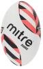 Mitre Sabre D4P Rugby Ball - White / Black / Orange