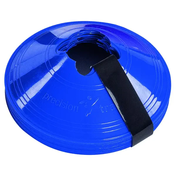 Precision Sleeved Saucer Cones- Blue (Set of 10)