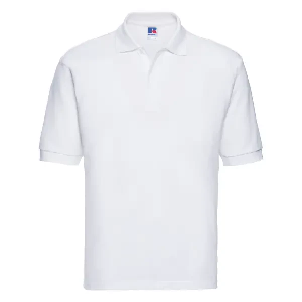 Russell Classic Polycotton Polo - White