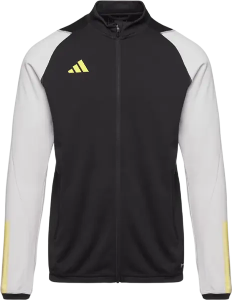 Adidas Tiro 23 Competition Training Jacket - Black / Team Light Grey / Impact Yellow