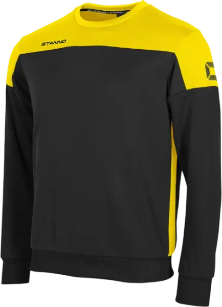 Stanno Pride Round Neck Top - Black / Yellow