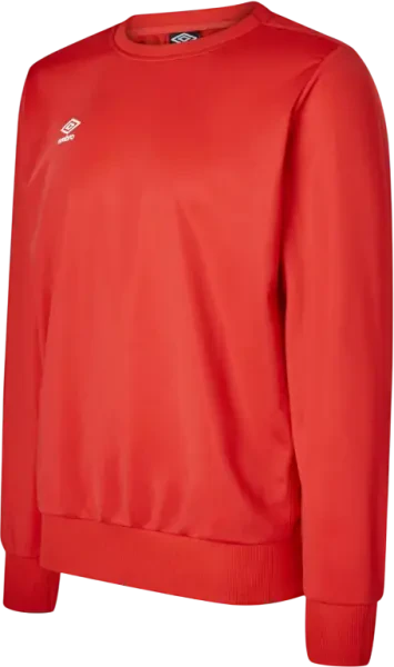 Umbro Club Essential Poly Sweat - Vermillion