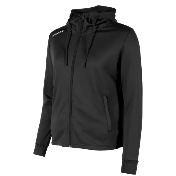 Stanno Field Ladies Full Zip Hoodie - Black