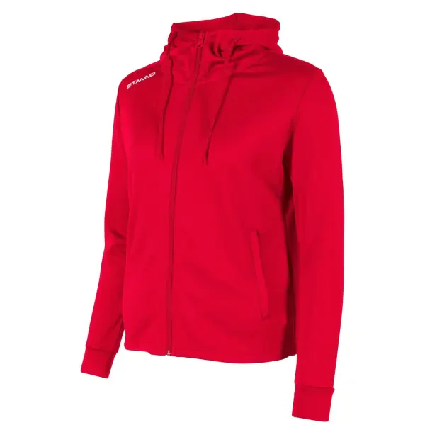 Stanno Field Ladies Full Zip Hoodie - Red