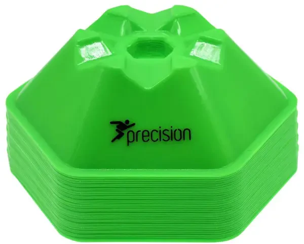 Precision Pro HX Saucer Cones- Fluo Green (Set of 50)