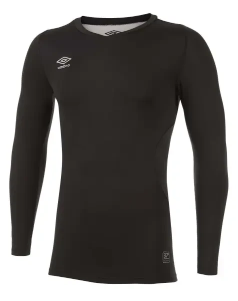 Umbro Elite V Neck Baselayer L/S - Black