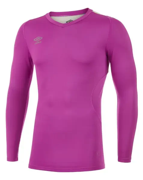 Umbro Elite V Neck Baselayer L/S - Purple Cactus