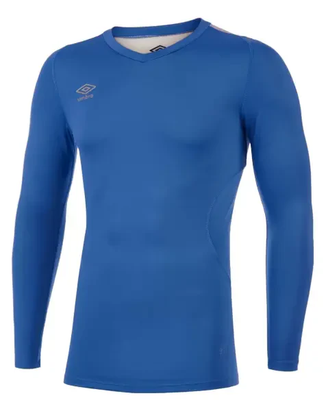 Umbro Elite V Neck Baselayer L/S - TW Royal