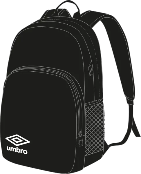 Umbro Team Training Academy Backpack - Black/ White