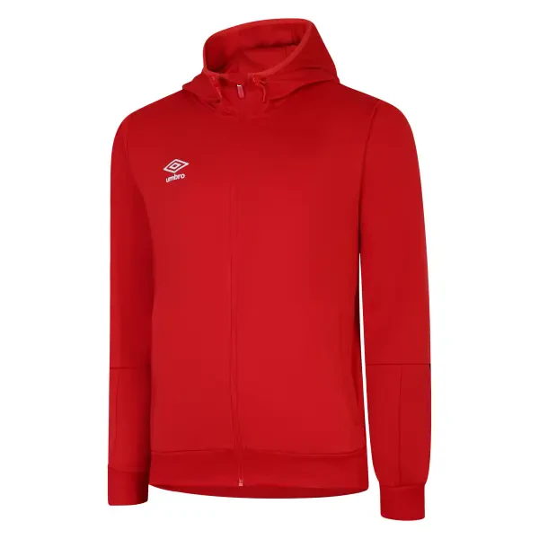 Umbro Total Training Knitted Hoody - Vermillion / Black