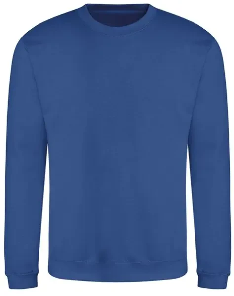 AWDis Crewneck Sweatshirt- Royal Blue